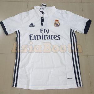 2016-2017 Real Madrid Home Jersey (Plain / No Name)