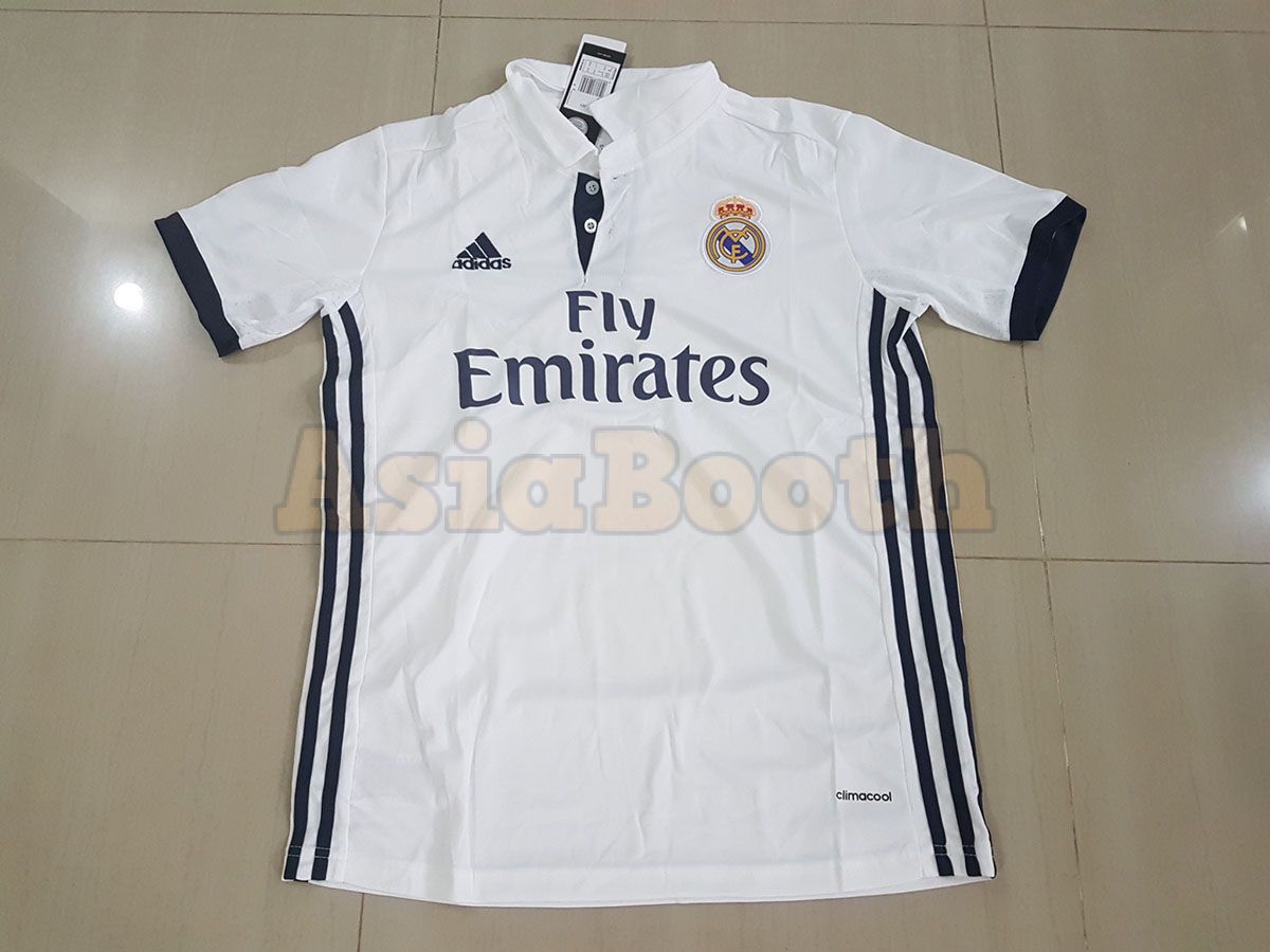 2016-2017 Real Madrid Home Jersey (Plain / No Name)