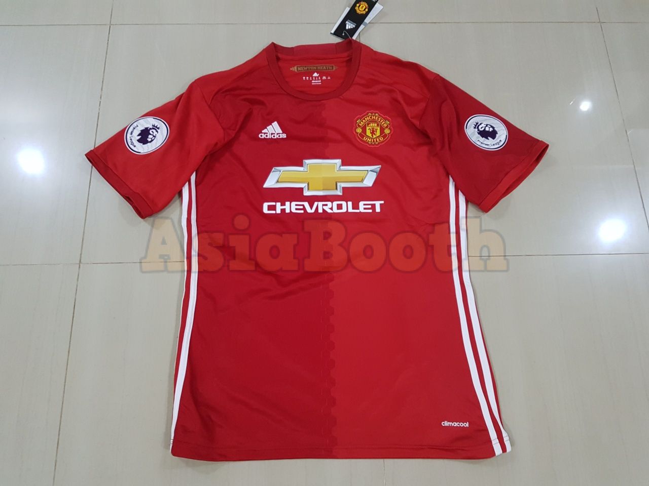 2016-2017 Manchester United Home Jersey Climacool