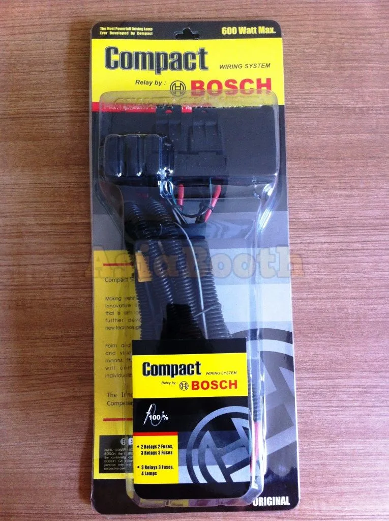 Universal Headlamp Relay Harness for Car / Motorcycle - H4 H/L