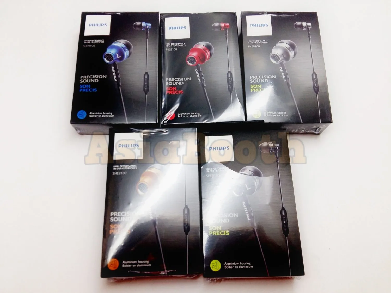 PHILIPS SHE9100 High Performance in-Ear Earphones Headphones - Colors