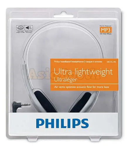 PHILIPS SHL140 Lightweight Headphones