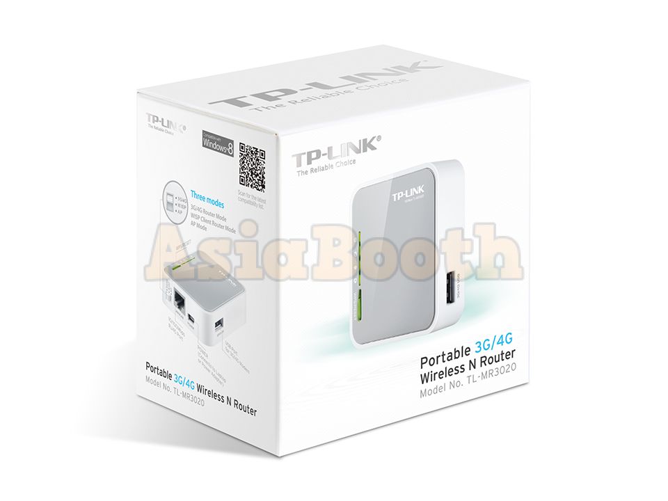 TP-Link TL MR3020 Portable 3G/4G Wireless N Router - Asia Booth