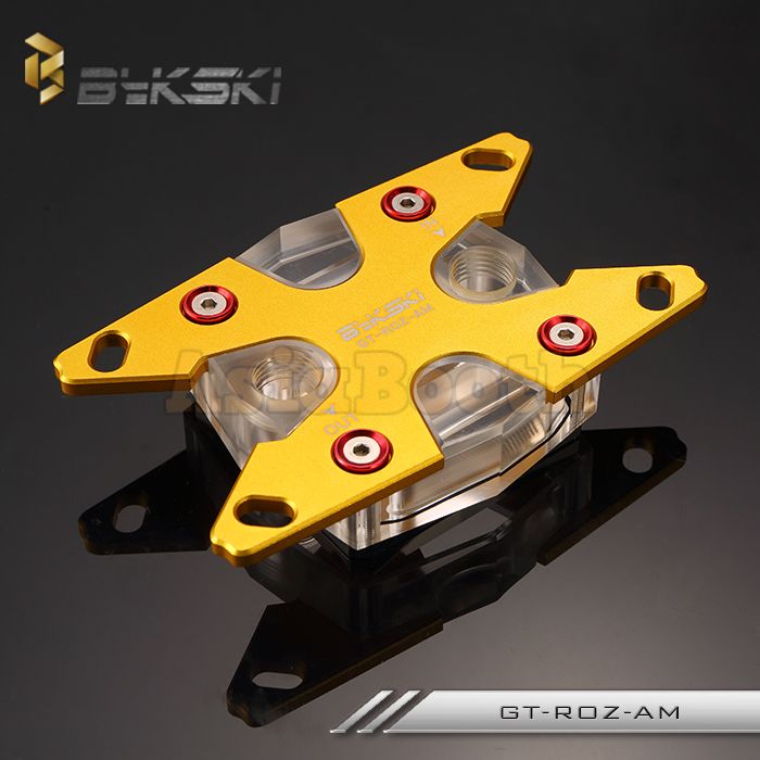 AMD Ryzen CPU Water Block - BYKSKI GT-ROZ-AM (Yellow)