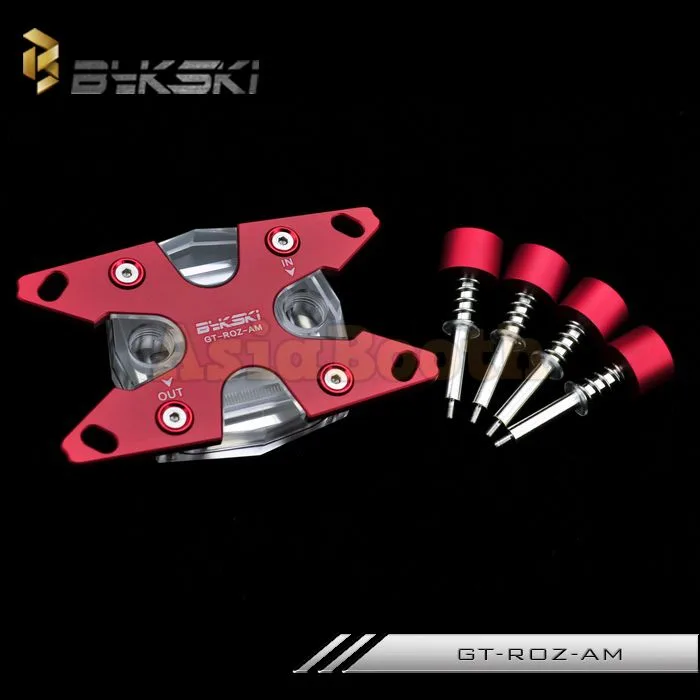 AMD Ryzen CPU Water Block - BYKSKI GT-ROZ-AM (Red)