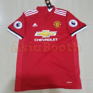 2017-2018 Manchester United Home Jersey Shirt Climacool For Men