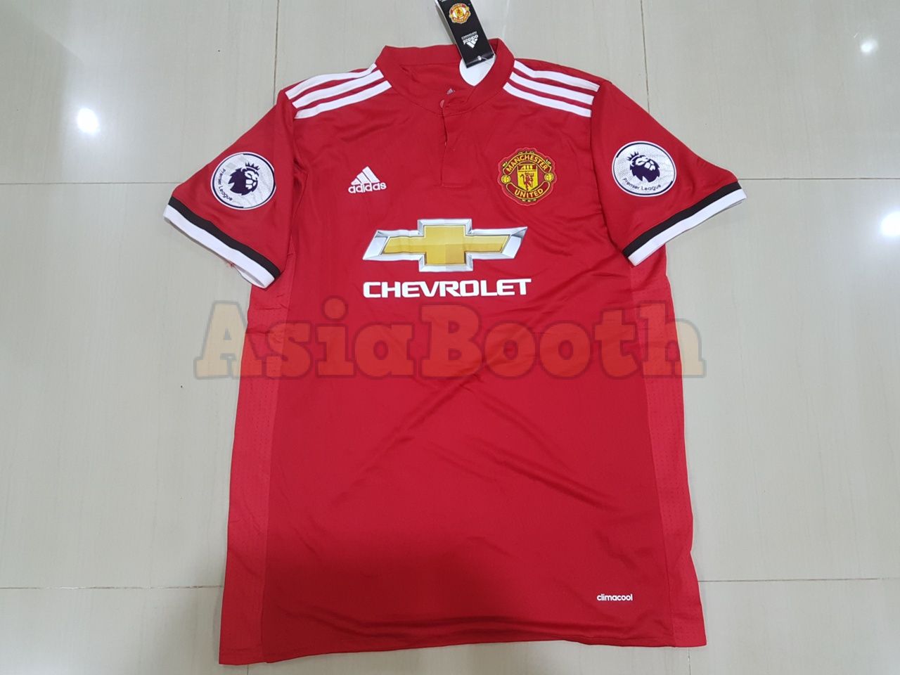 2017-2018 Manchester United Home Jersey Shirt Climacool For Men  (Ibrahimovic #10) - Asia Booth