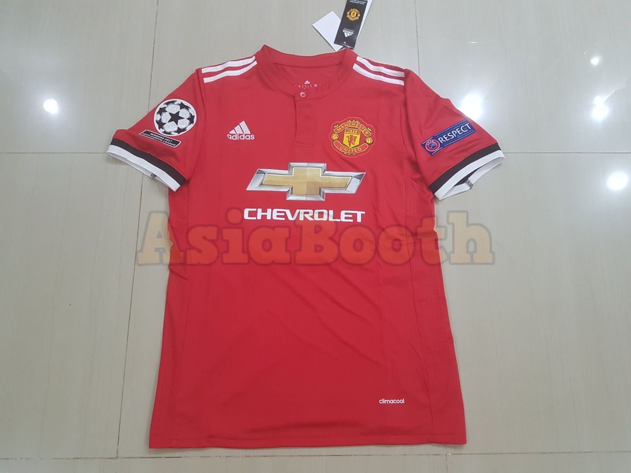 man united champions league jersey