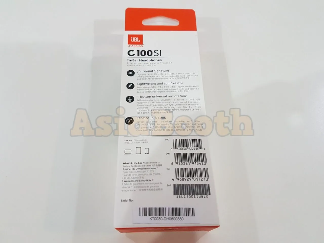 JBL By Harman C100si In-Ear Headphones