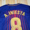 2017-2018 FC Barcelona Home Jersey Shirt Dri-FIT For Men (Andres Iniesta)