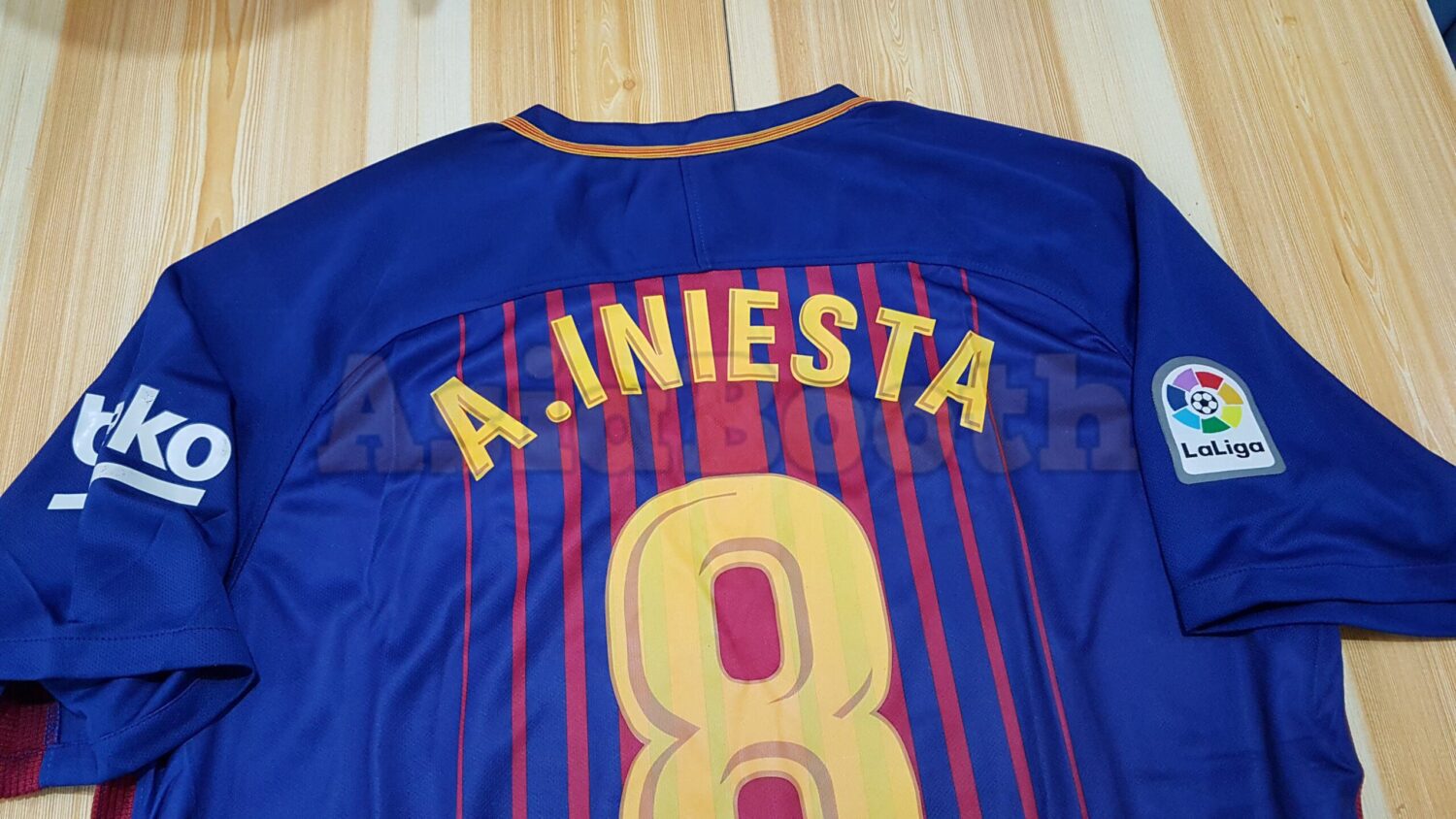 barcelona iniesta jersey