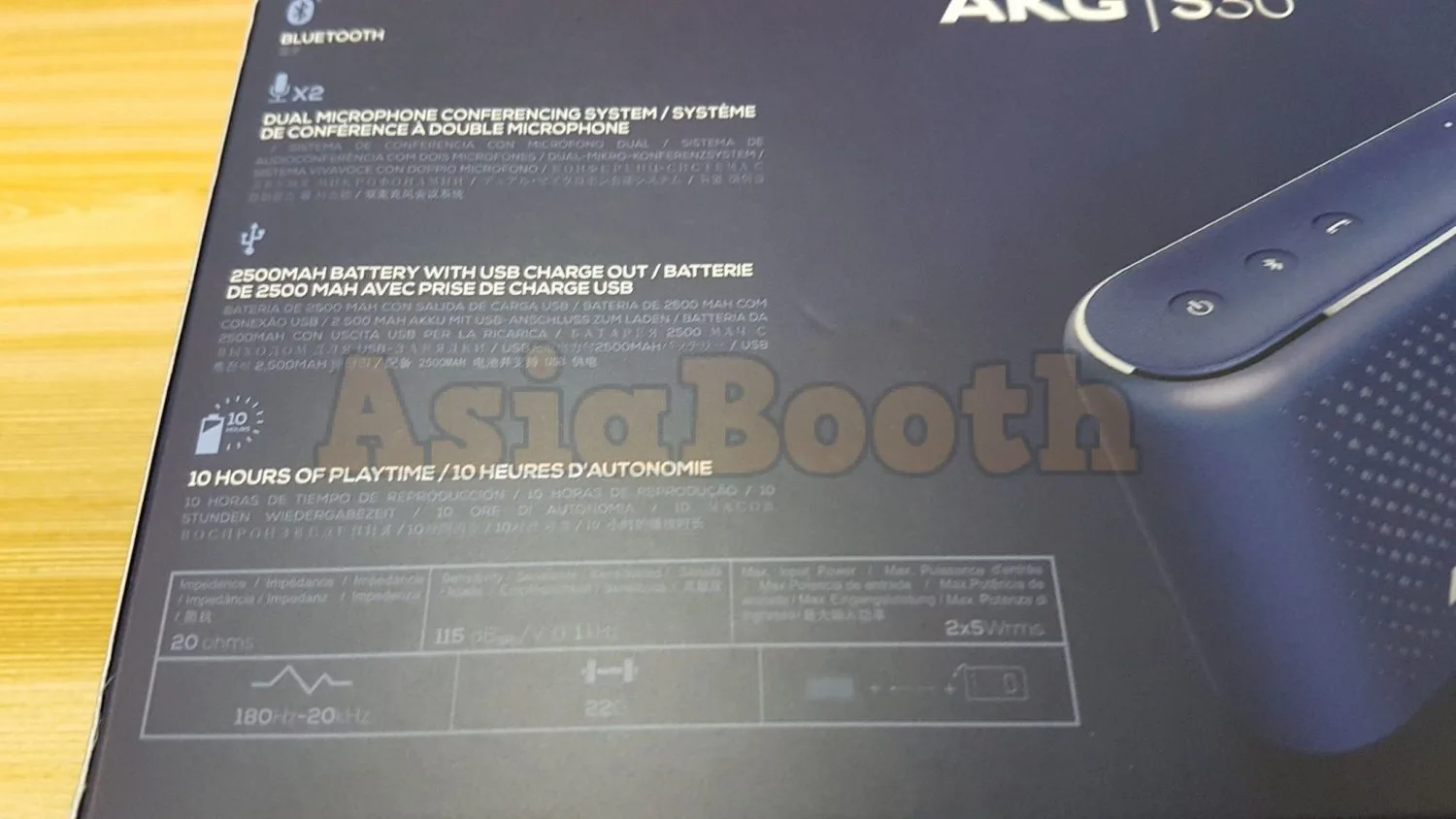 AKG S30 Travel Wireless Speaker Meteor Blue