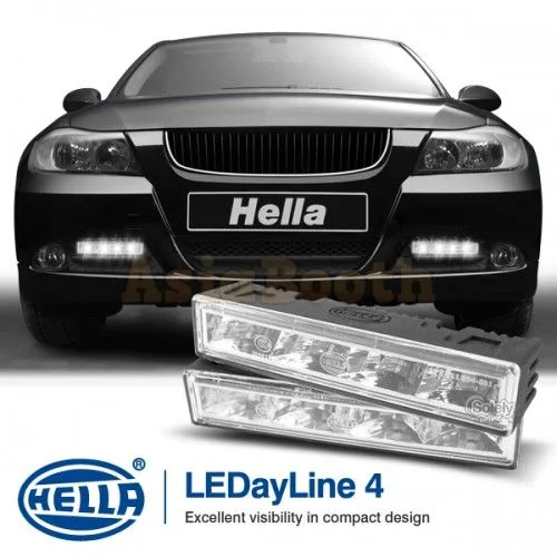 HELLA DRL LEDayLine 4 - Universal Daytime Running Light For Car