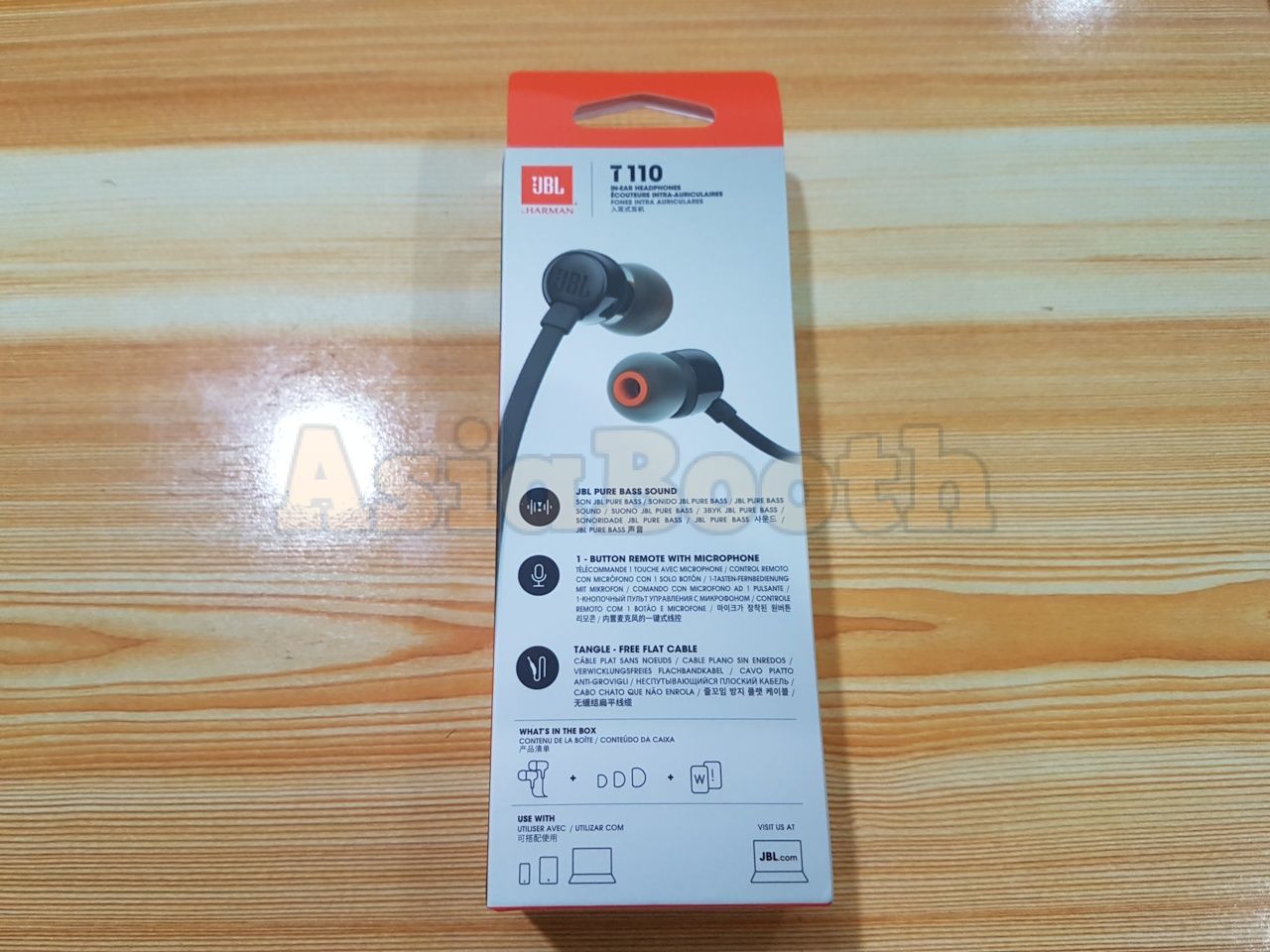 JBL T110 by Harman In Ear Stereo Headphones