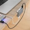 ORICO 4 Ports USB 3.0 Hub with Clip-On Type for Desk Mount