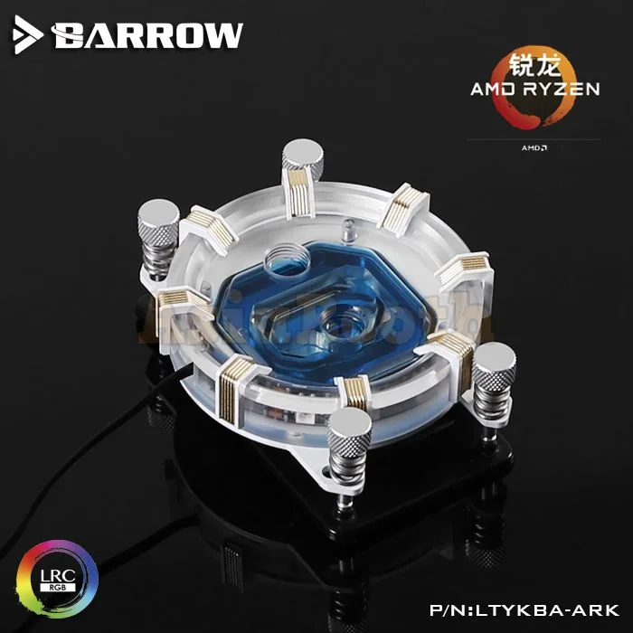 Barrow AMD Ryzen AM4 CPU Waterblock LRC RGB LED - Barrow LTYKBA-ARK