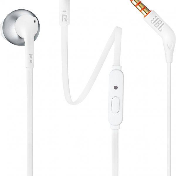 JBL T205 by Harman inEar Stereo Earphones Powerful Pure Bass Sound