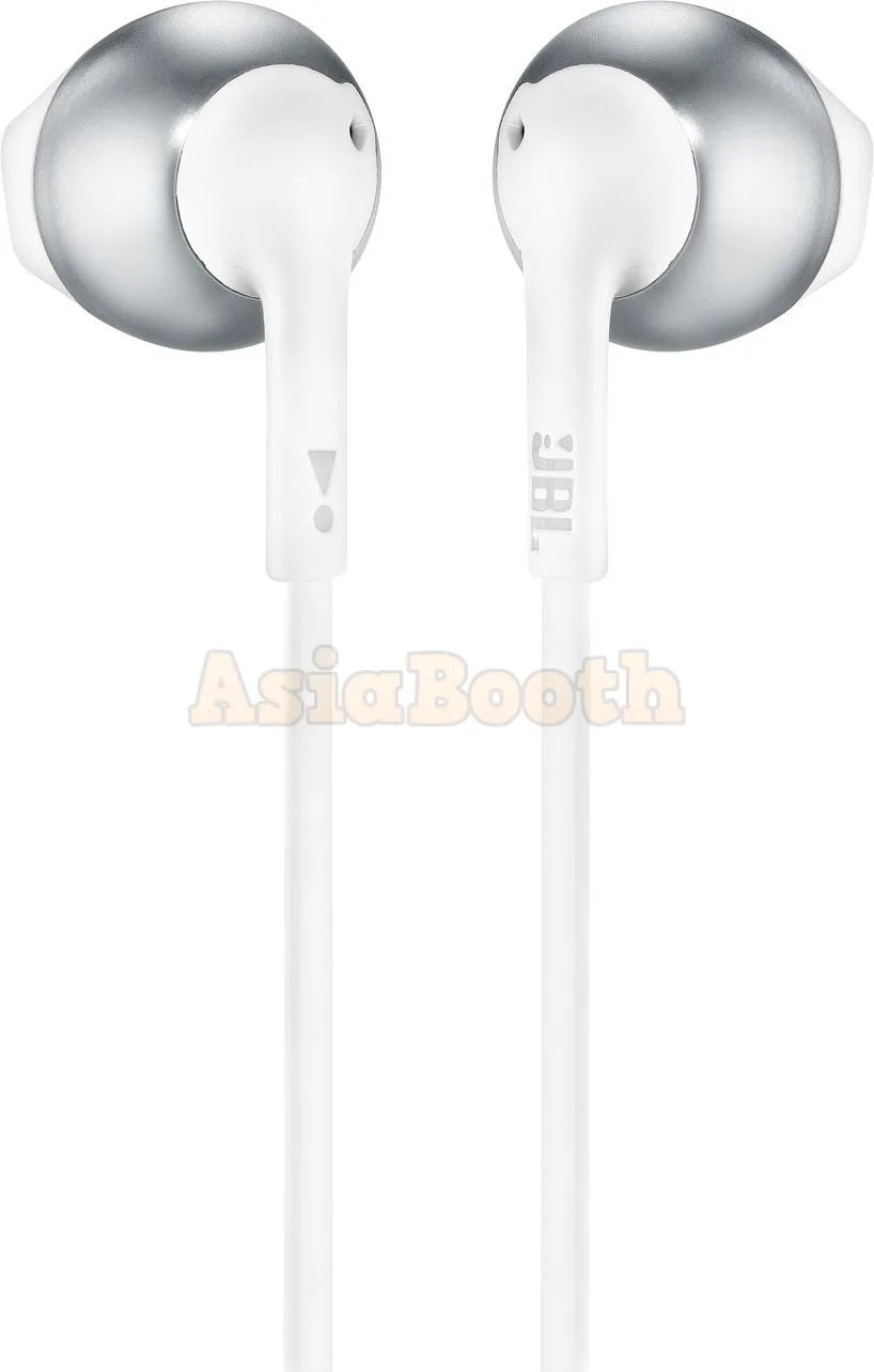 JBL T205 by Harman In Ear Stereo Headphones Powerful Pure Bass Sound