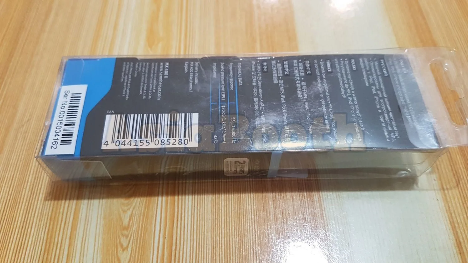 SENNHEISER MX400 II In-Ear Earphone / Headphone