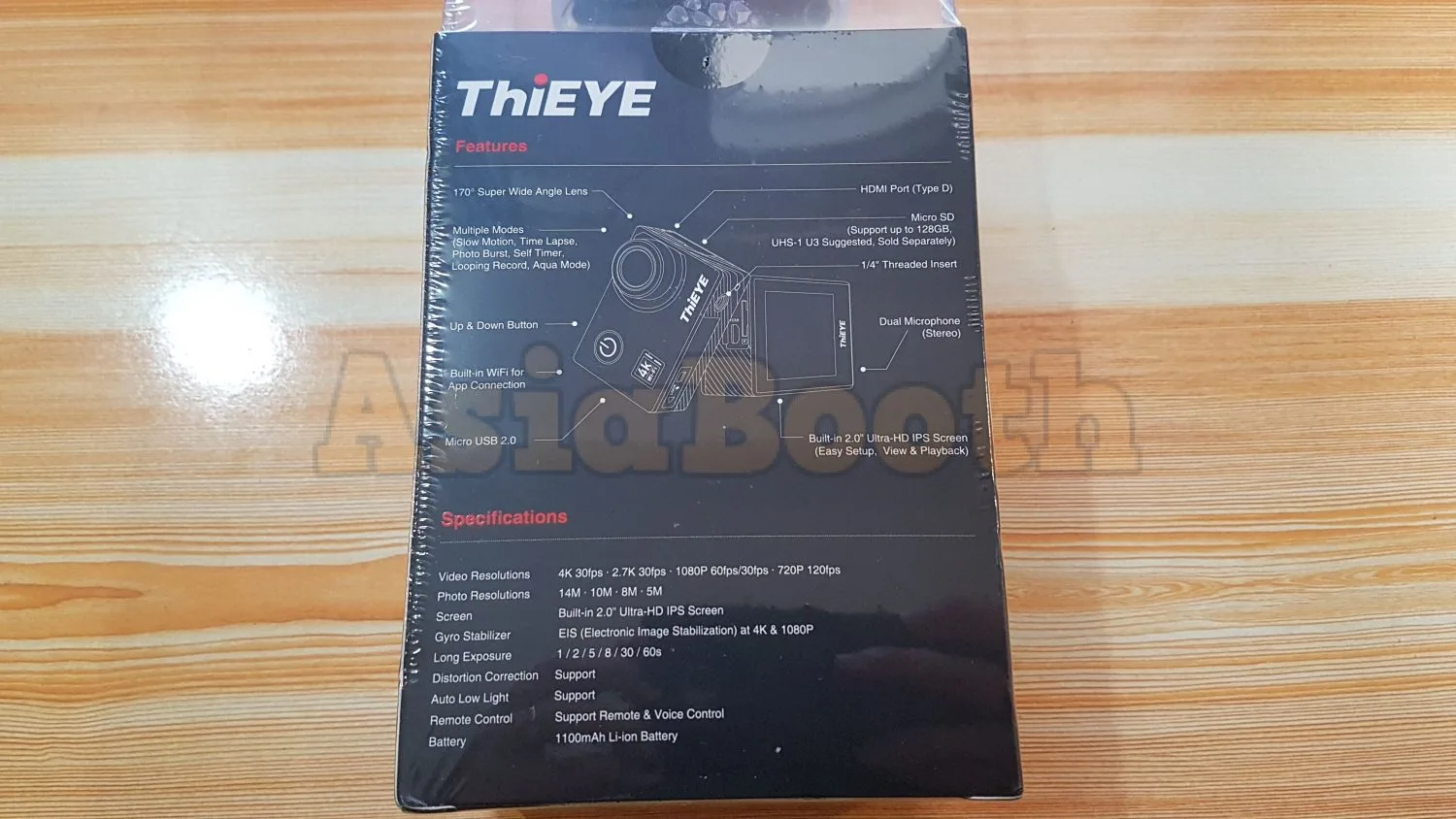 ThiEYE T5 Edge Native 4K Action Camera Dashcam + Voice Control