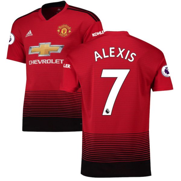 2018-2019 Manchester United Home Jersey Shirt Climacool For Men (Romelu Lukaku)
