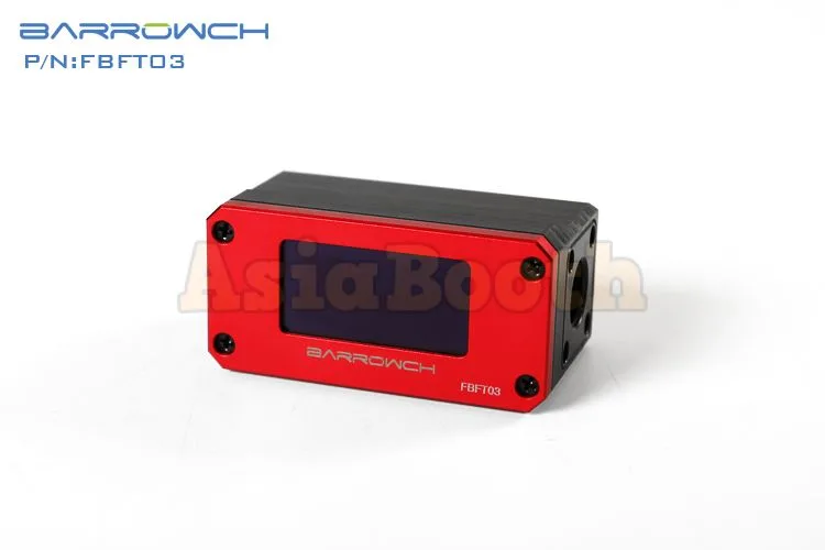 Barrowch Digital Flow Meter For Computer Water Cooling - FBFT03 Red