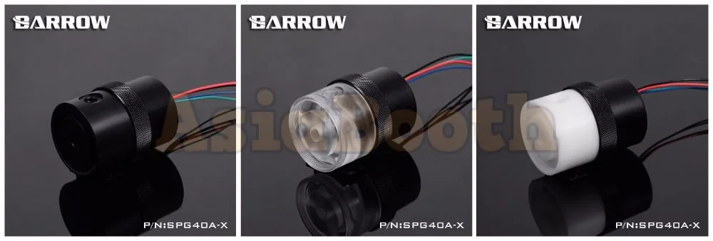 Barrow Computer Water Cooling Pump 18 Watt PWM - SPG40A-X Black