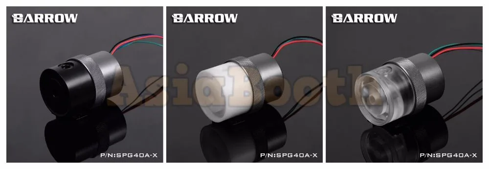 Barrow Computer Water Cooling Pump 18 Watt PWM - SPG40A-X Gray
