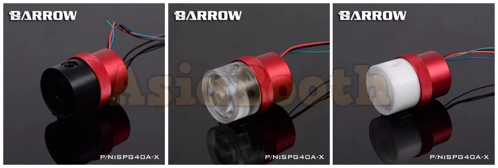 Barrow Computer Water Cooling Pump 18 Watt PWM - SPG40A-X Red