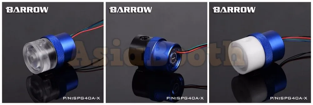 Barrow Computer Water Cooling Pump 18 Watt PWM - SPG40A-X Blue