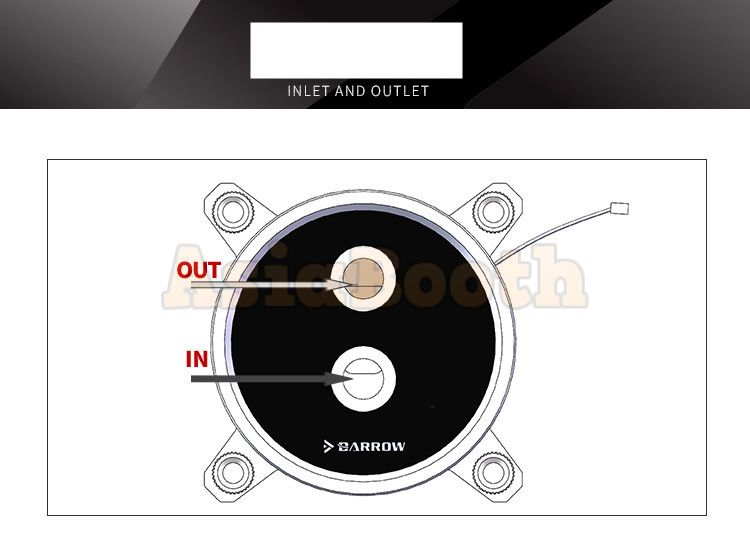 Barrow CPU Waterblock For Intel LGA 115x - Jet Type Slim LTYKB-04N-V2 - Image 6