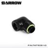 Barrow G1/4 360° Rotary 90° Angle Male to Female - TWT90S-V2 Black