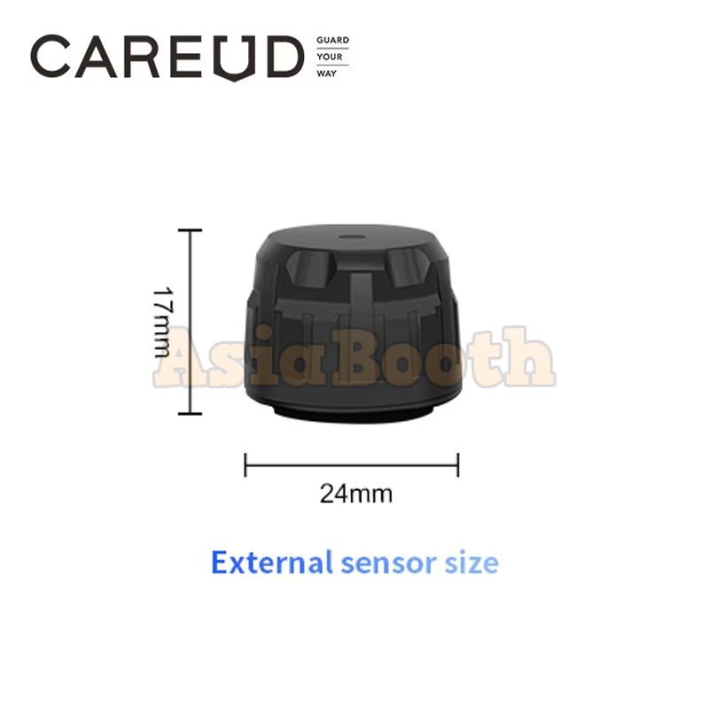 CAREUD External Sensor For Car Bike TPMS Replacement