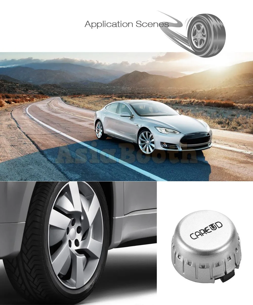 CAREUD External Sensor For Car Bike TPMS Replacement