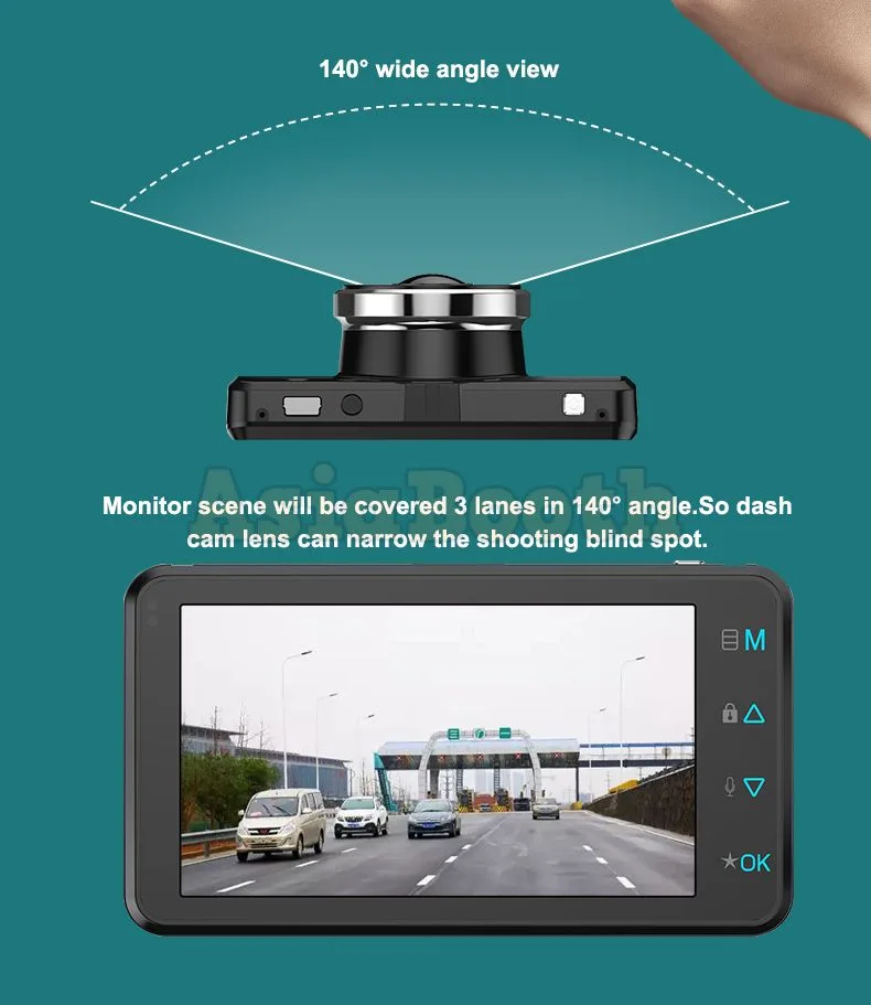 CAREUD RV-890 Car Dash Camera With Night Vision