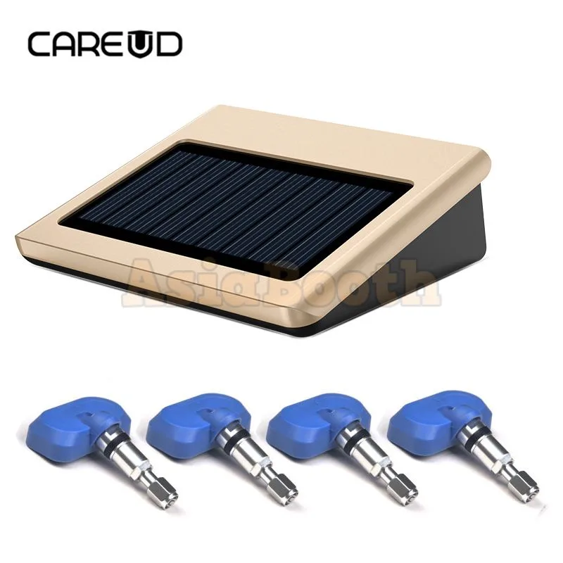 CAREUD T86 Universal TPMS Tire Pressure Monitor For Car SUV - Internal Sensor Gold