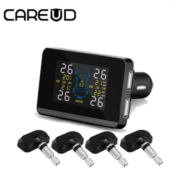 CAREUD U906C Universal TPMS Tire Pressure Monitor For Car Internal Sensor