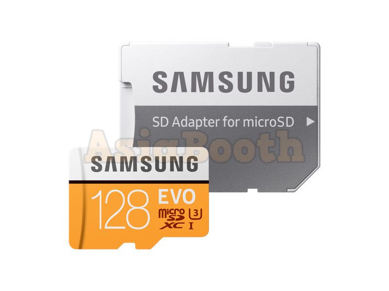 Samsung EVO MicroSD SDXC UHS-I U3 TF Card With Adapter - 128GB