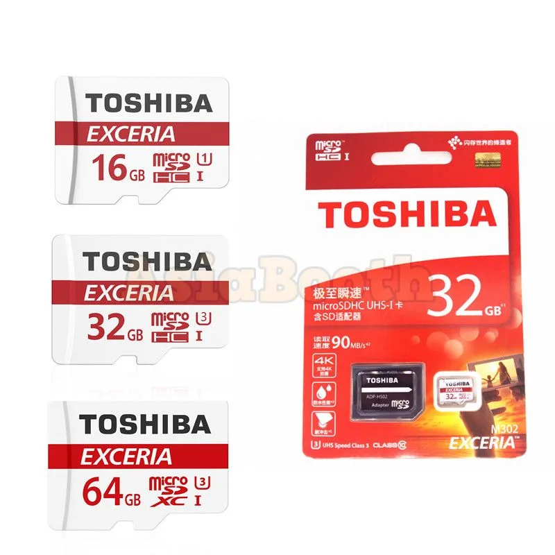 Toshiba Exceria MicroSD SDXC UHS-1 U3 With Adapter