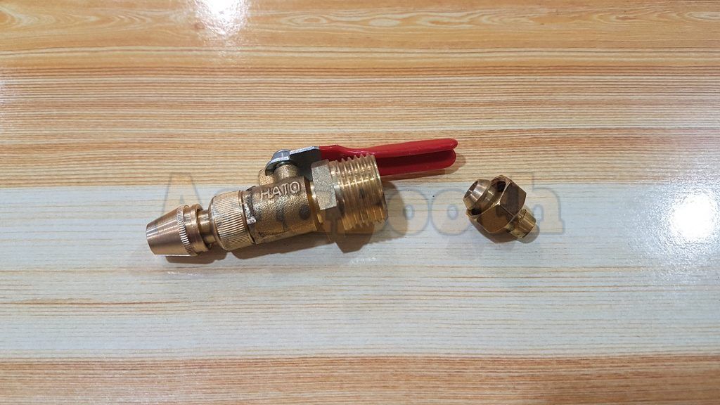 Multipurpose Adjustable Brass Jet Spray Nozzle (1/4" to 1/2") Asia Booth