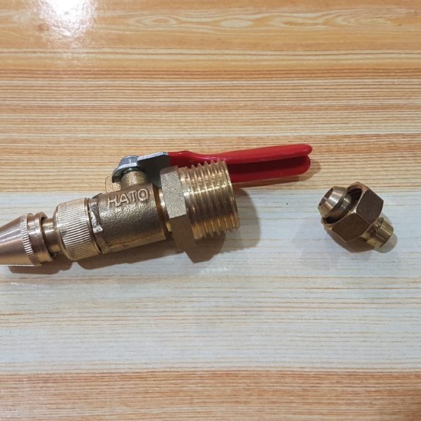 Multipurpose Adjustable Brass Jet Spray Nozzle (1/4" to 1/2") Asia Booth