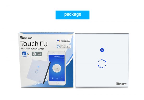 Sonoff Smart Home Wireless Wall Switch Touch Panel - EU Model