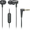 Audio-Technica ATH-CLR100is SonicFuel® In-ear Headphones with In-line Mic & Control - Black