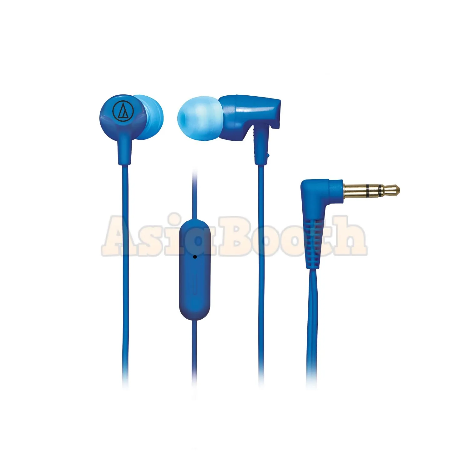 Audio-Technica ATH-CLR100is SonicFuel® In-ear Headphones with In-line Mic & Control - Blue