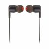 JBL T210 by Harman In Ear Stereo Headphone With Mic - Pure Bass Sound (Black)