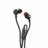 JBL T210 by Harman In Ear Stereo Headphone With Mic - Pure Bass Sound (Black)