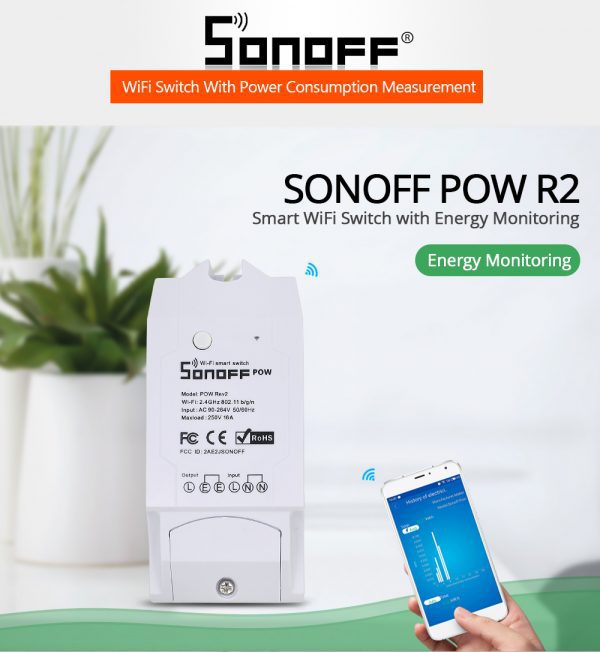 Sonoff POW R2 Wireless Power Utility Watt Meter