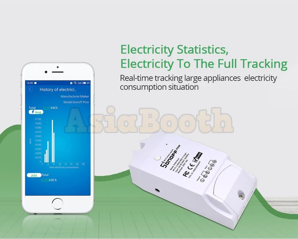Sonoff POW R2 Wireless Power Utility Watt Meter