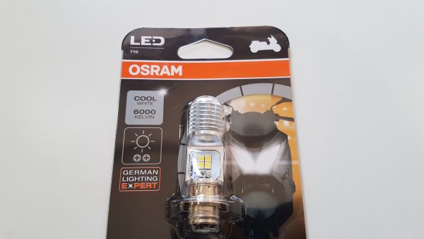 Osram LEDriving Headlight For Motorcycles & ATVs 7735CW - T19 H6 12v 6000K
