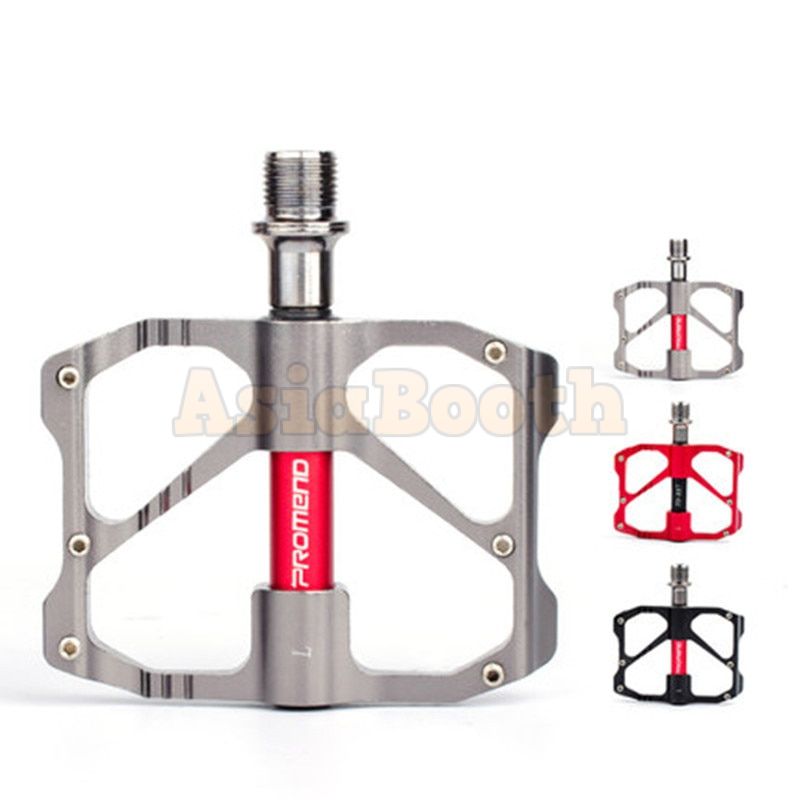 PROMEND Aluminum Road Bike MTB Flat Pedals Ultralight CR-MO 3 Sealed Bearings